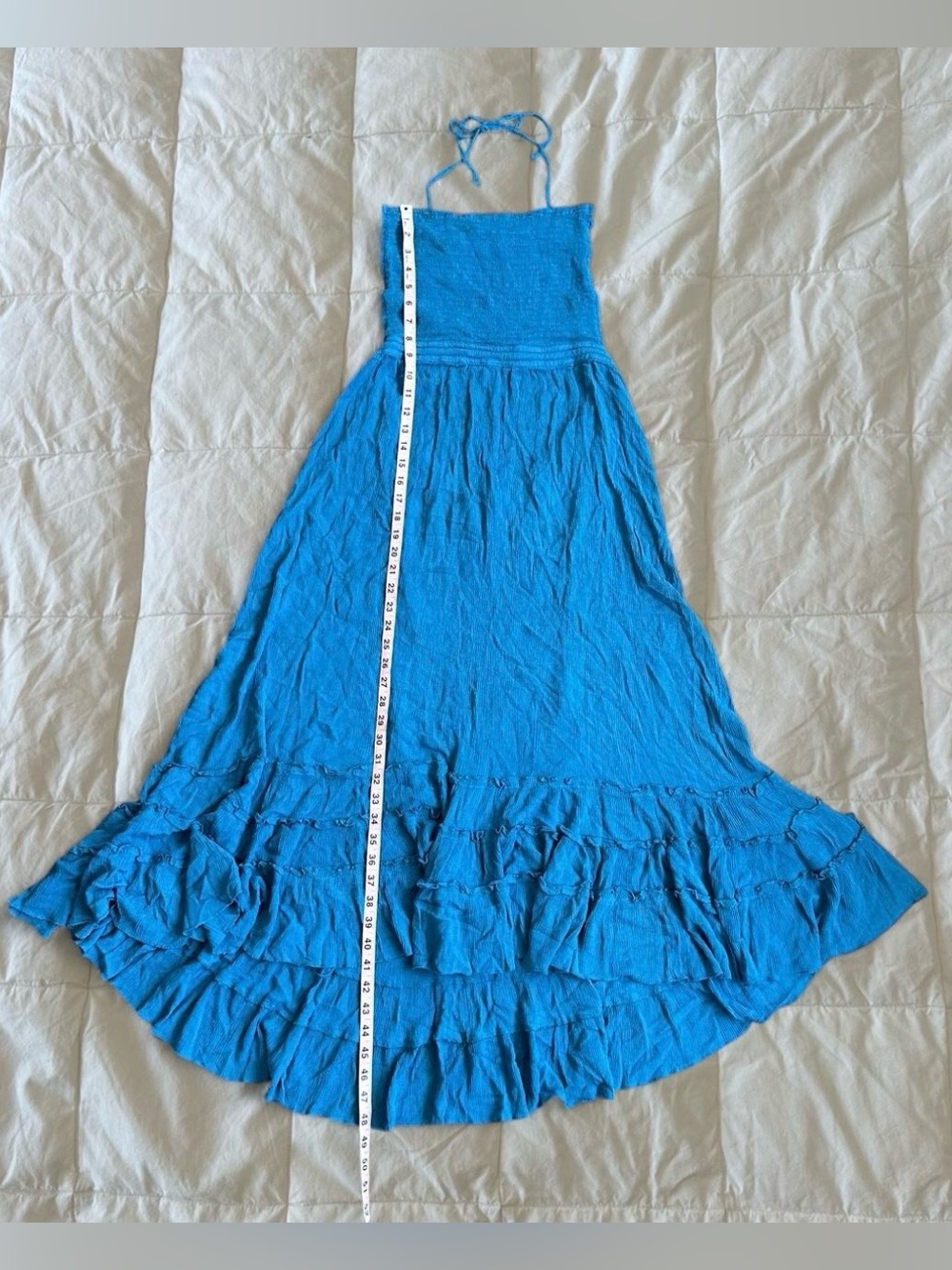 Boho Maxi Ruffle Dress - Picture 7 of 8